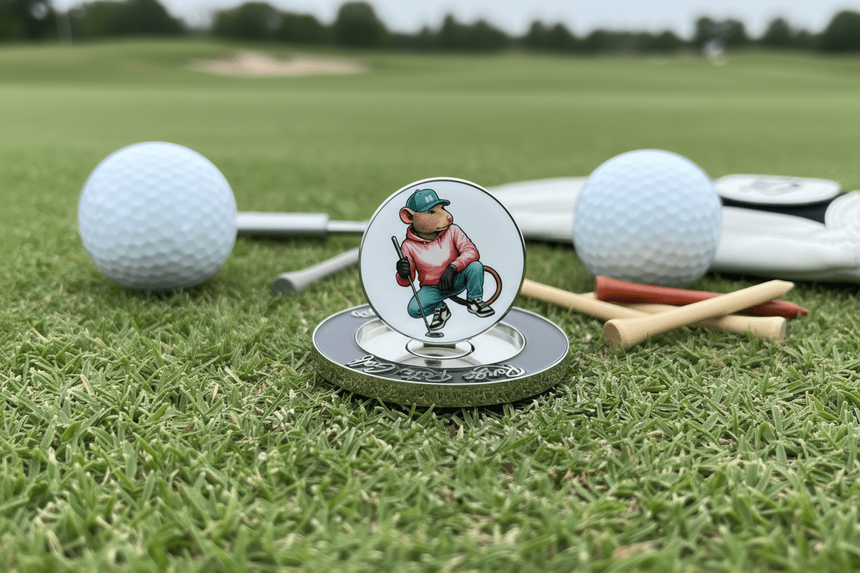 Double Trouble Magnetic Golf Ball Marker - Range Ratz